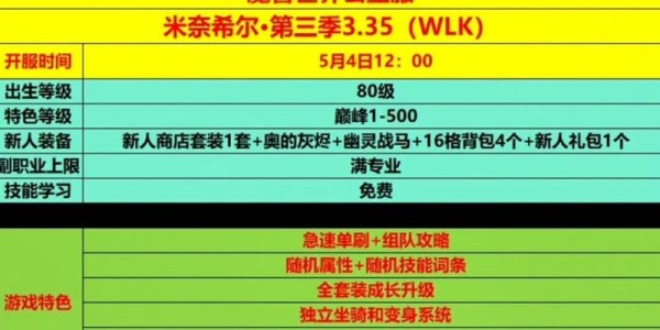 魔兽世界公益服排行榜发布