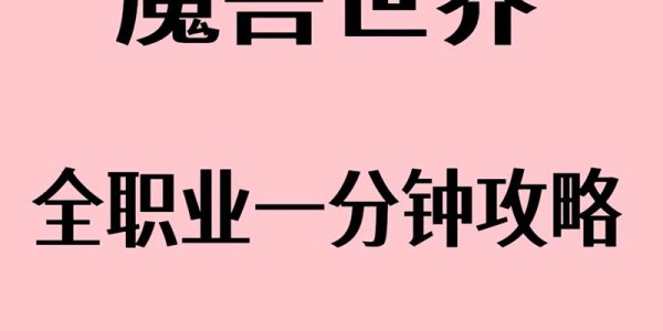 魔兽世界60级版本职业选择，最佳角色深度解析