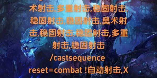 一键输出宏助力魔兽私服战斗，简化操作，提升效率