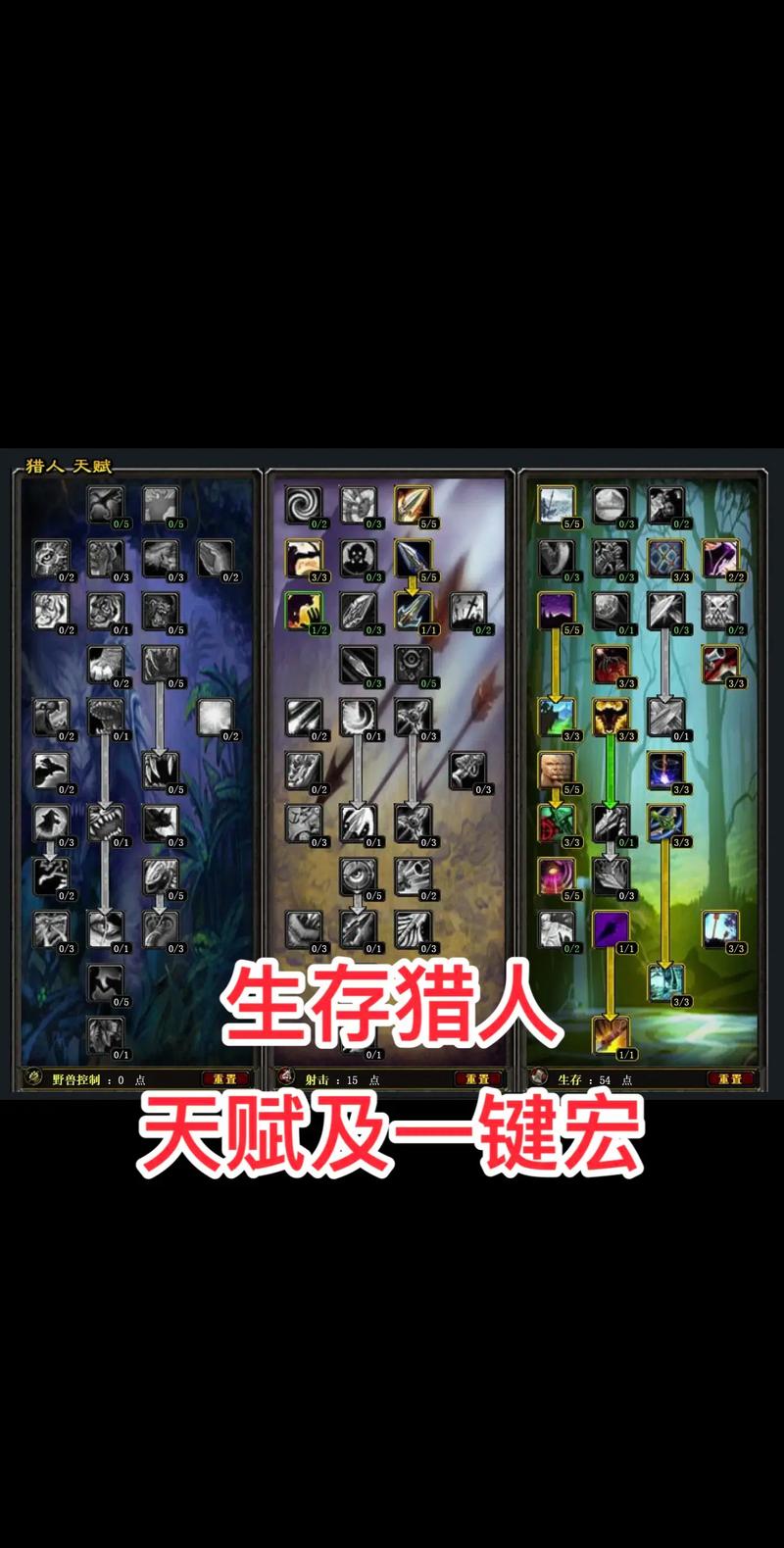 猎人怀旧服天赋加点攻略