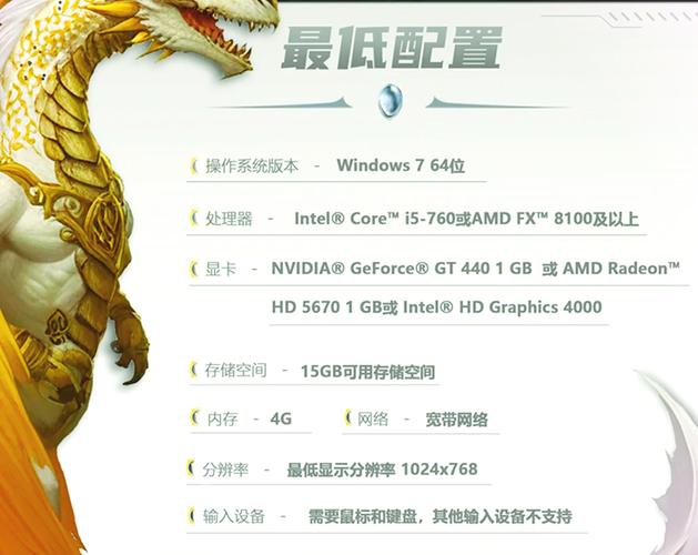 2024年魔兽世界台式机配置推荐