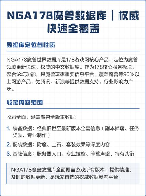 NGA178魔兽数据库APP,玩家必备的神器