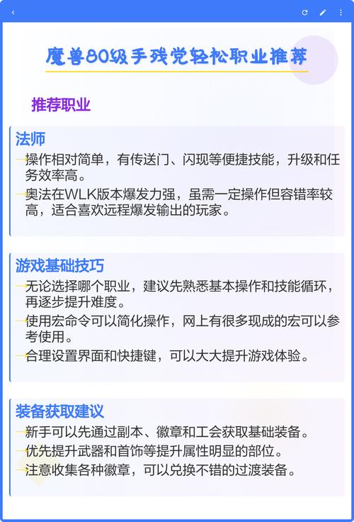 80级玩家必玩职业推荐