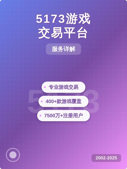 5173平台解析，一站式游戏交易与服务体验